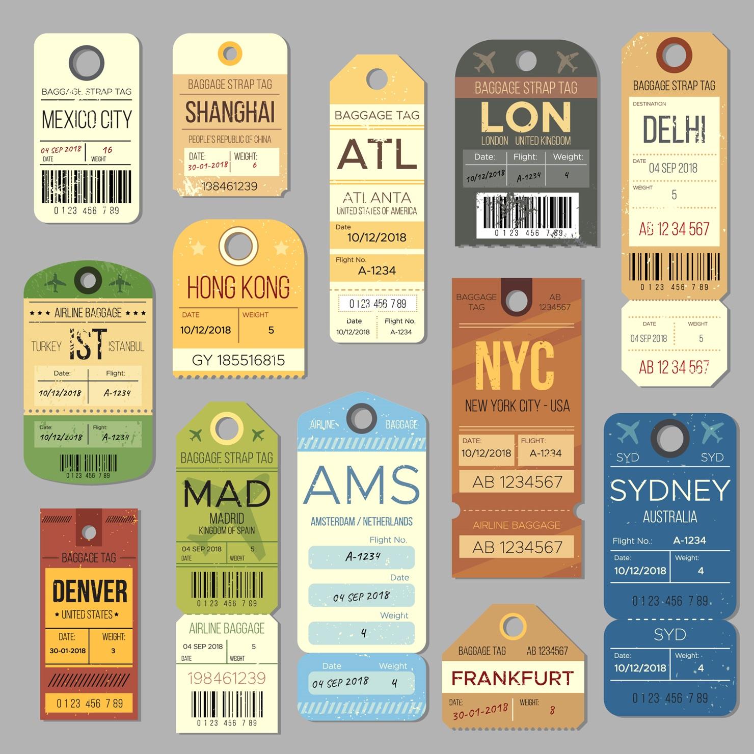 History of bag tags